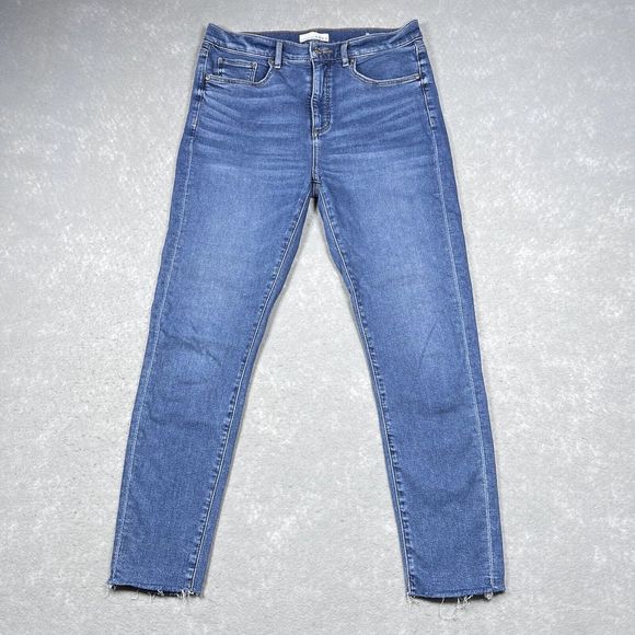 Ann Taylor Loft Jeans Womens Size 6 The Skinny Stretch Denim Casual Pockets - Picture 1 of 15